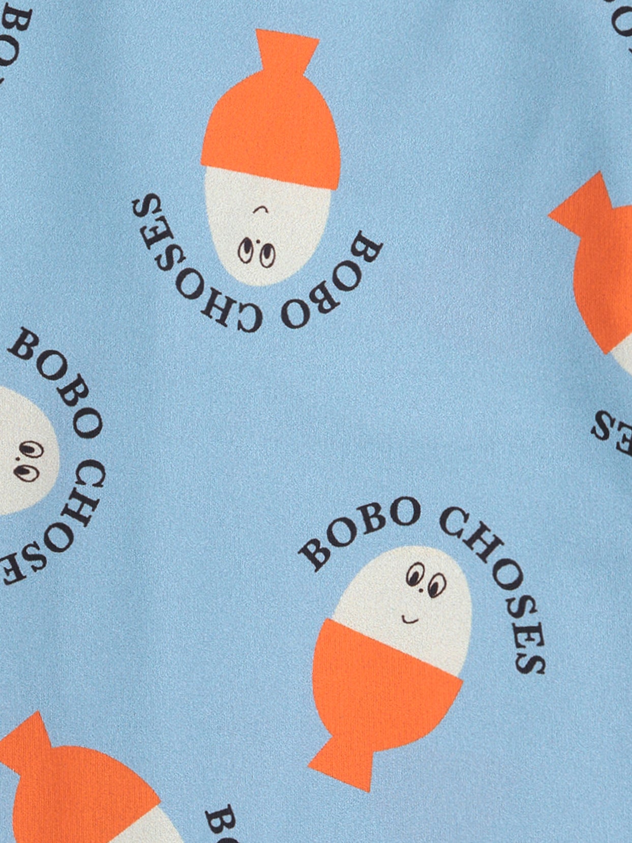 Morning Egg All Over Swim Overall, Light Blue