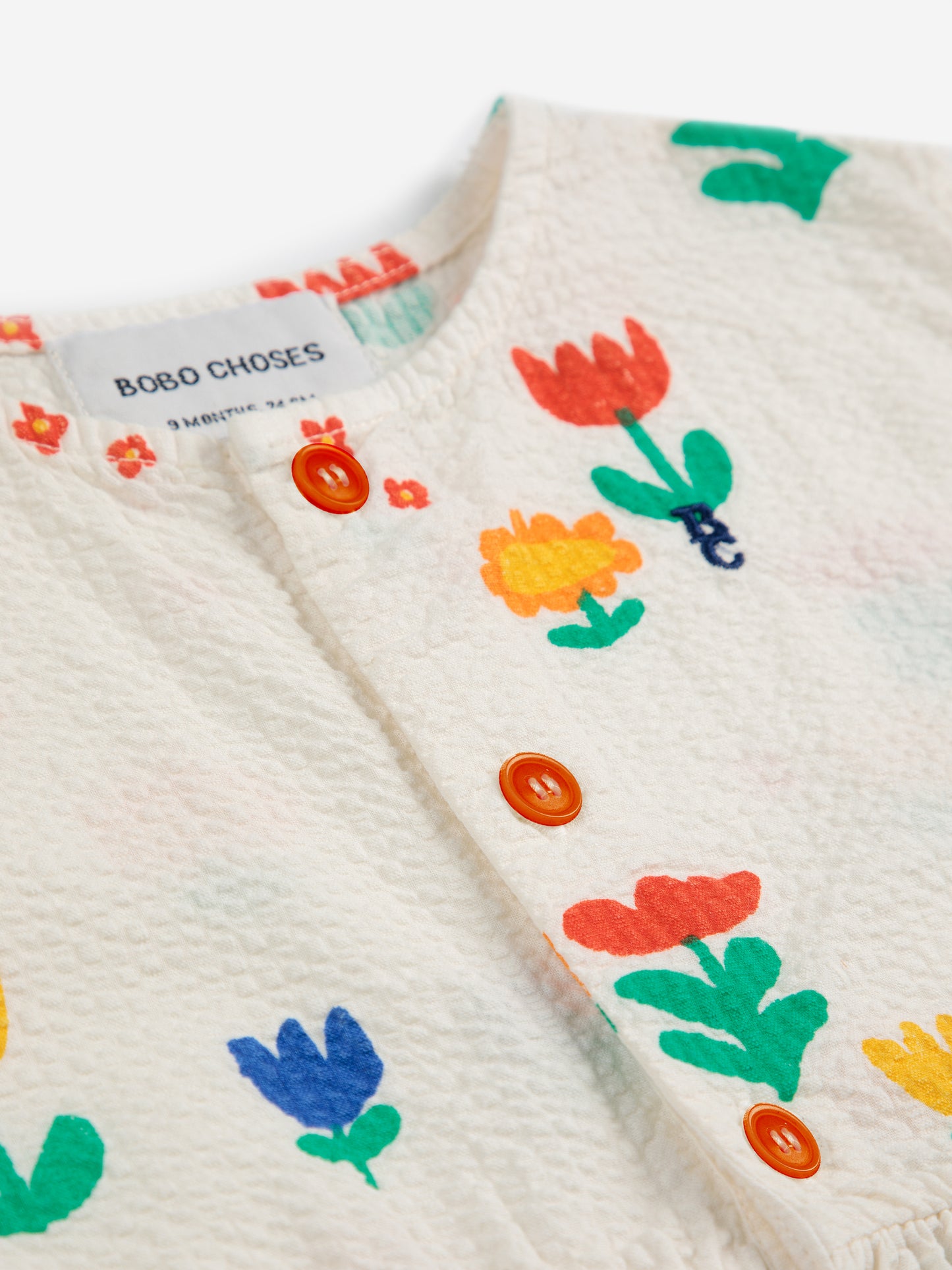 Garden Party All Over Woven Overall, Off White