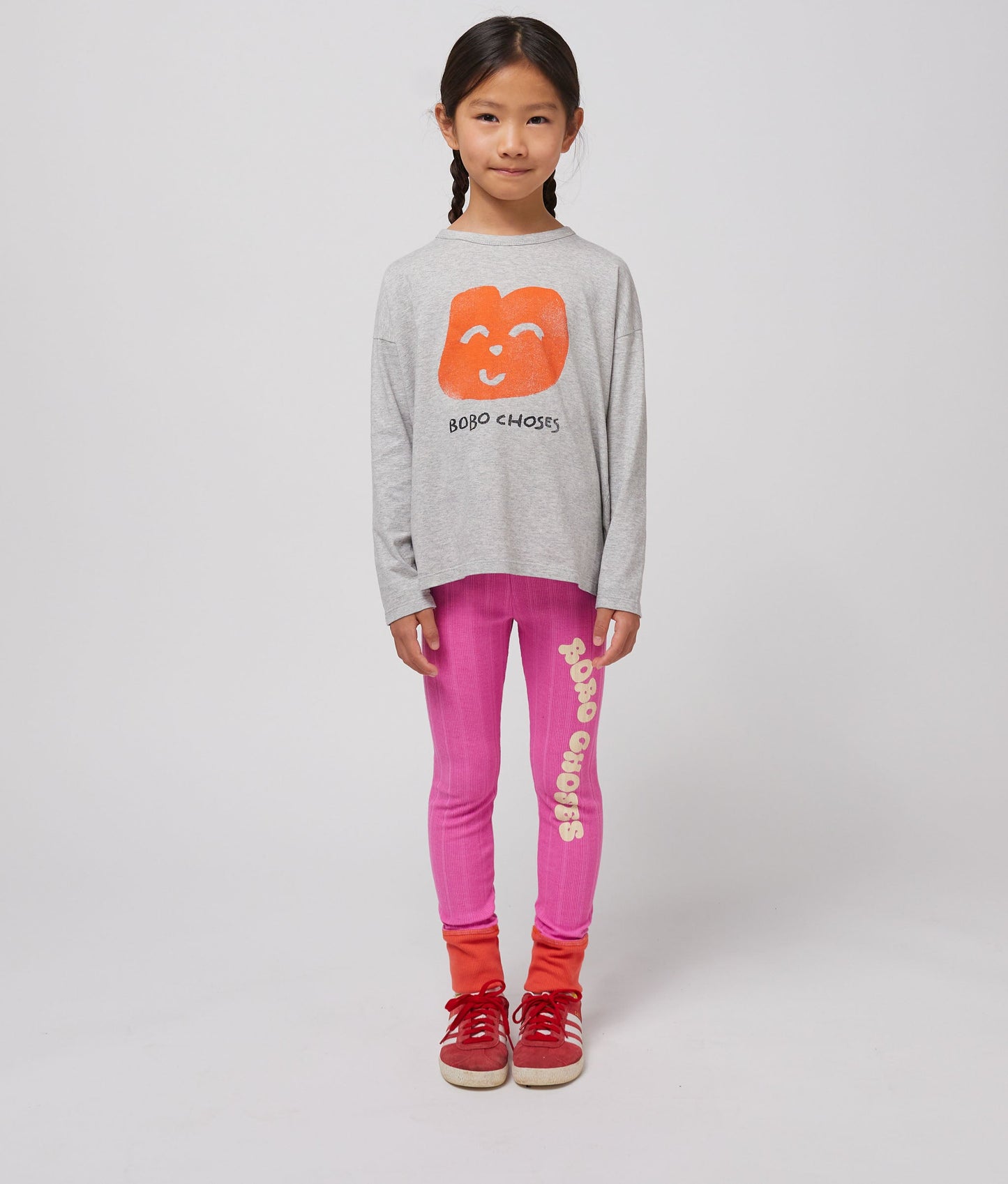 Wavy Bobo Choses Leggings, Fuchsia