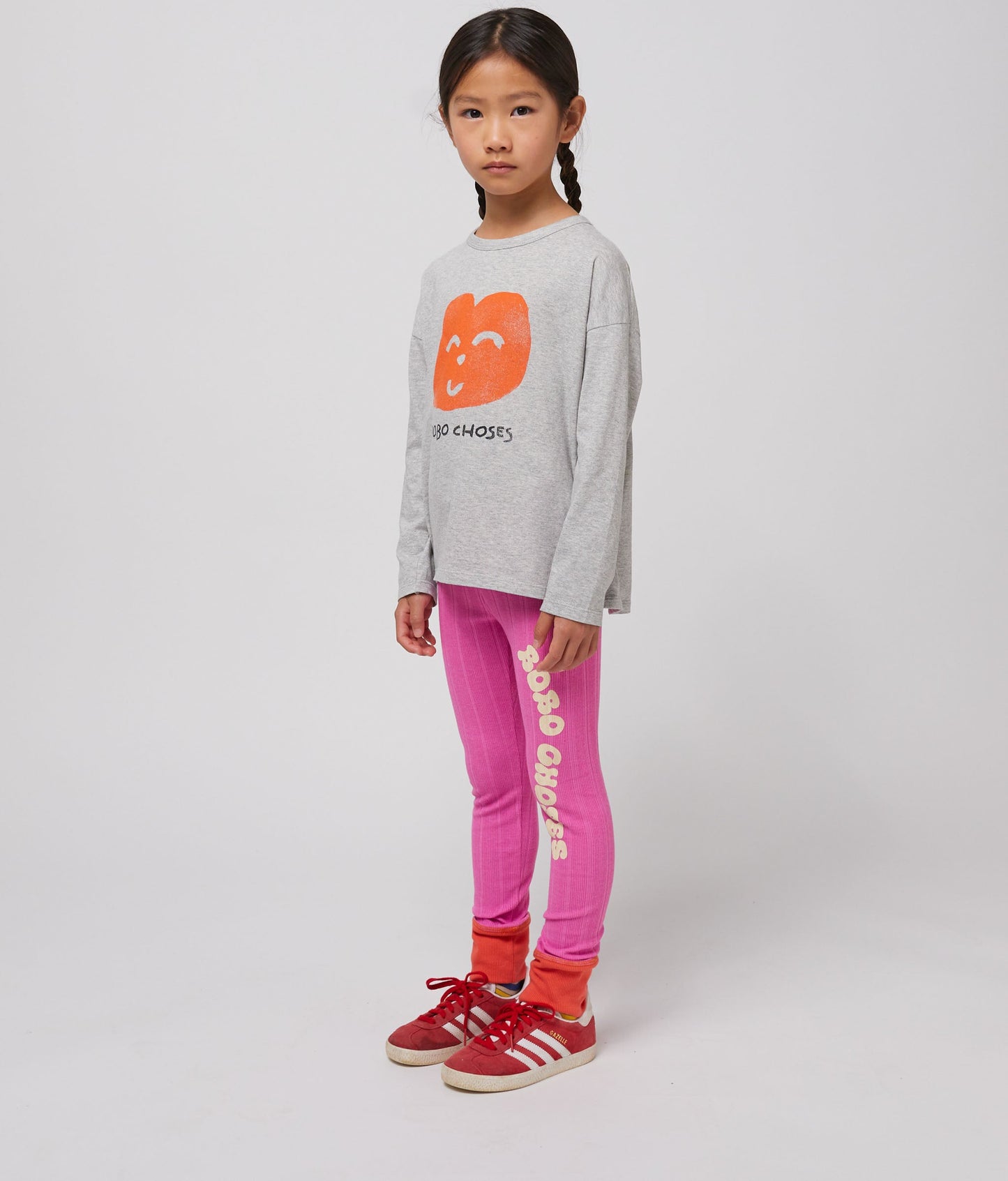 Wavy Bobo Choses Leggings, Fuchsia