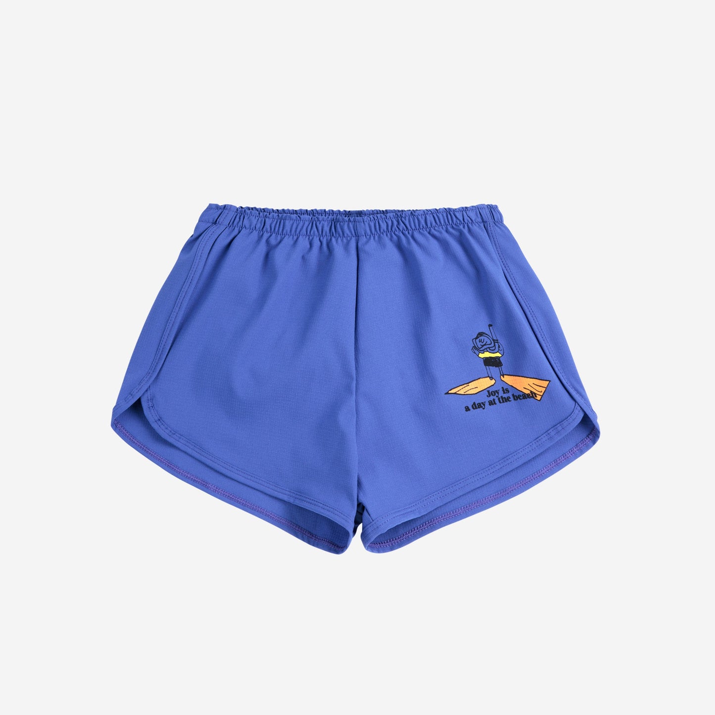 A Day At The Beach Swim Trunks, Blue