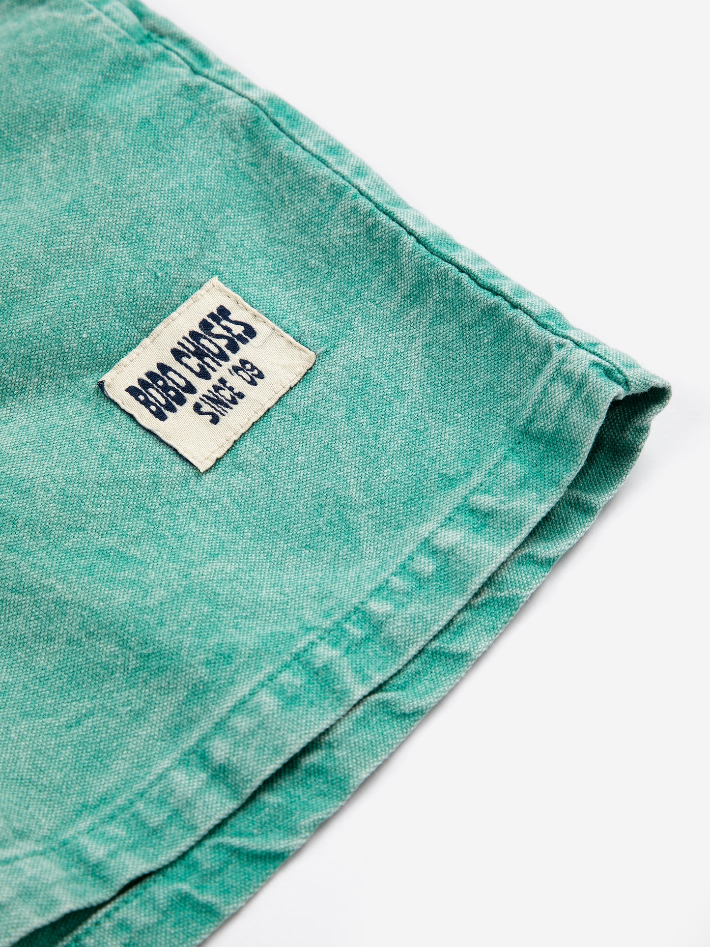 Bobo Choses Since 09 Woven Bermuda Shorts, Green