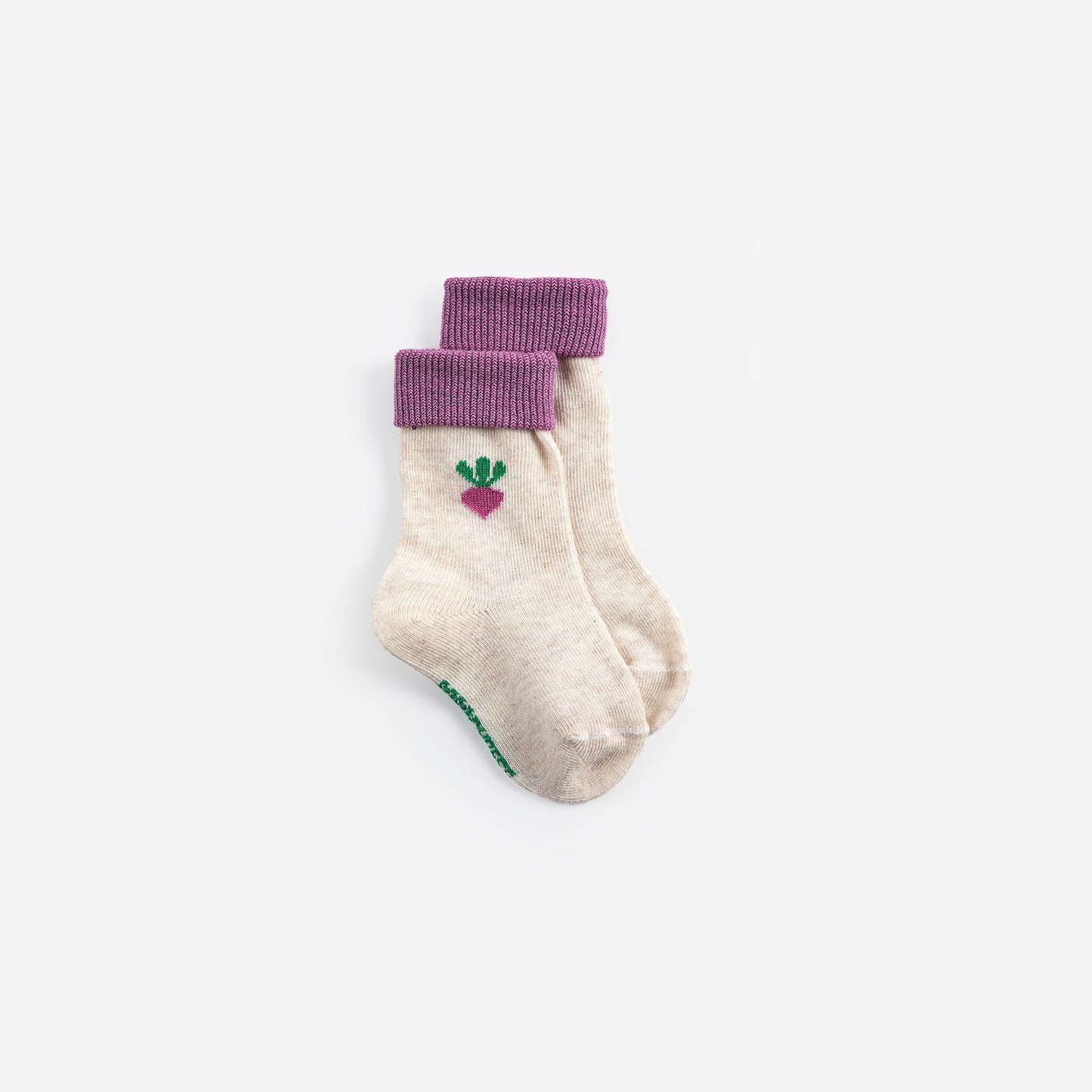 Baby Pixel Sugar Beet Socks Pack, White
