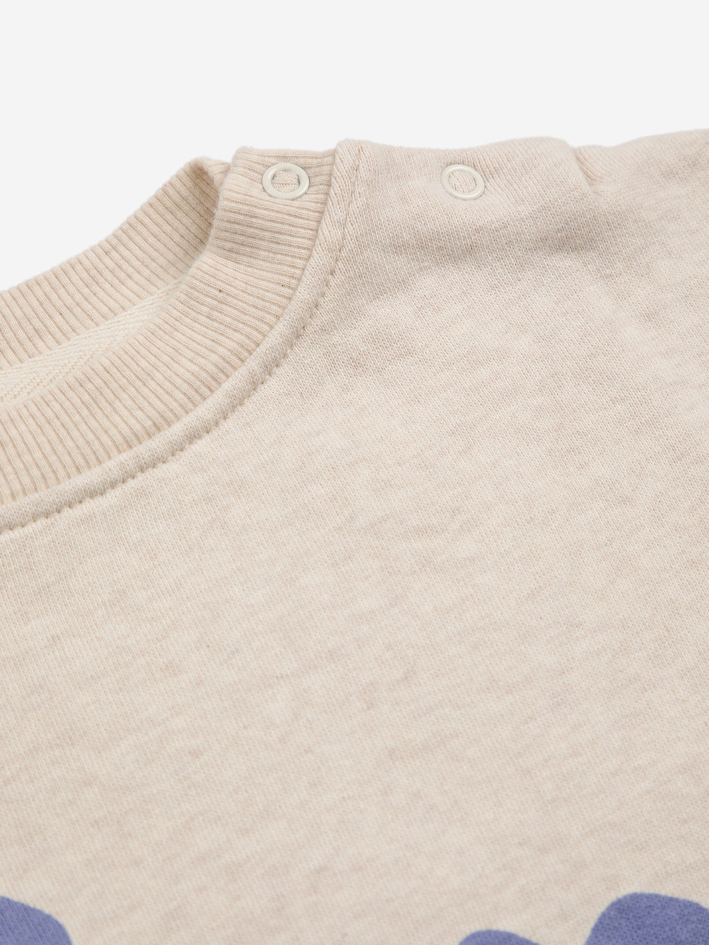 Baby Pansy Flower sweatshirt, Beige