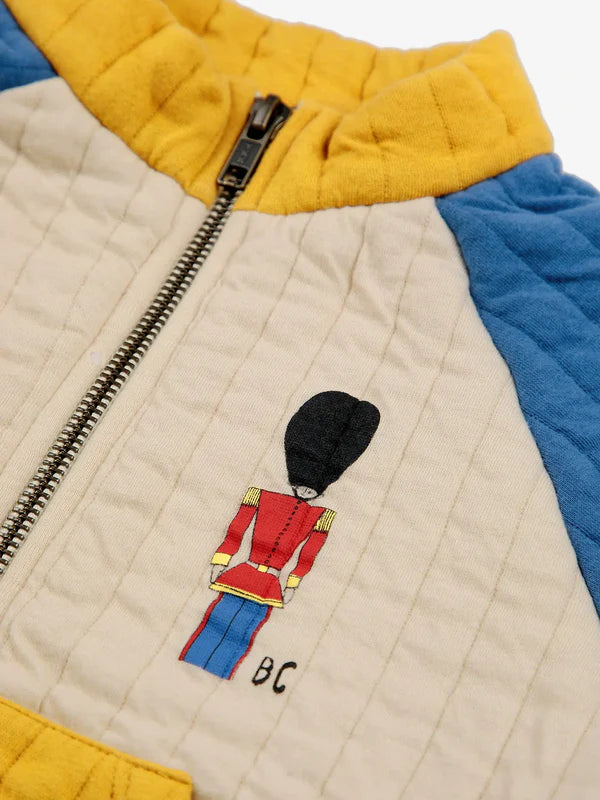 Baby Little Tin Soldier Quilted Zipped Sweatshirt