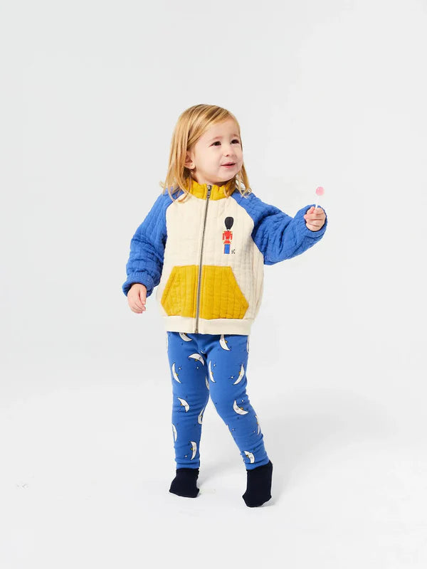 Baby Little Tin Soldier Quilted Zipped Sweatshirt