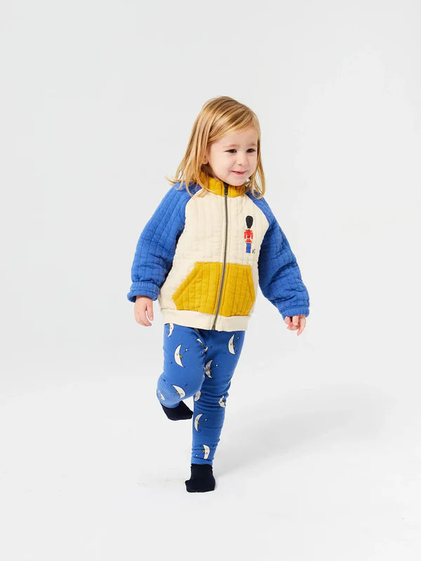 Baby Little Tin Soldier Quilted Zipped Sweatshirt