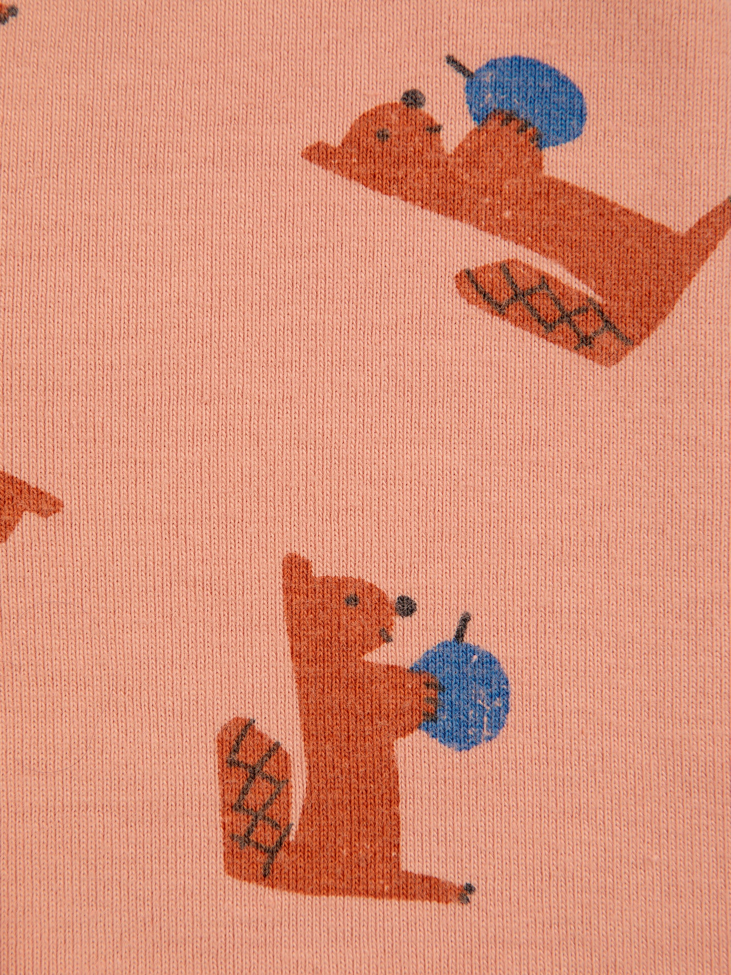 Baby Hungry Squirrel all over Leggings, Light Brown