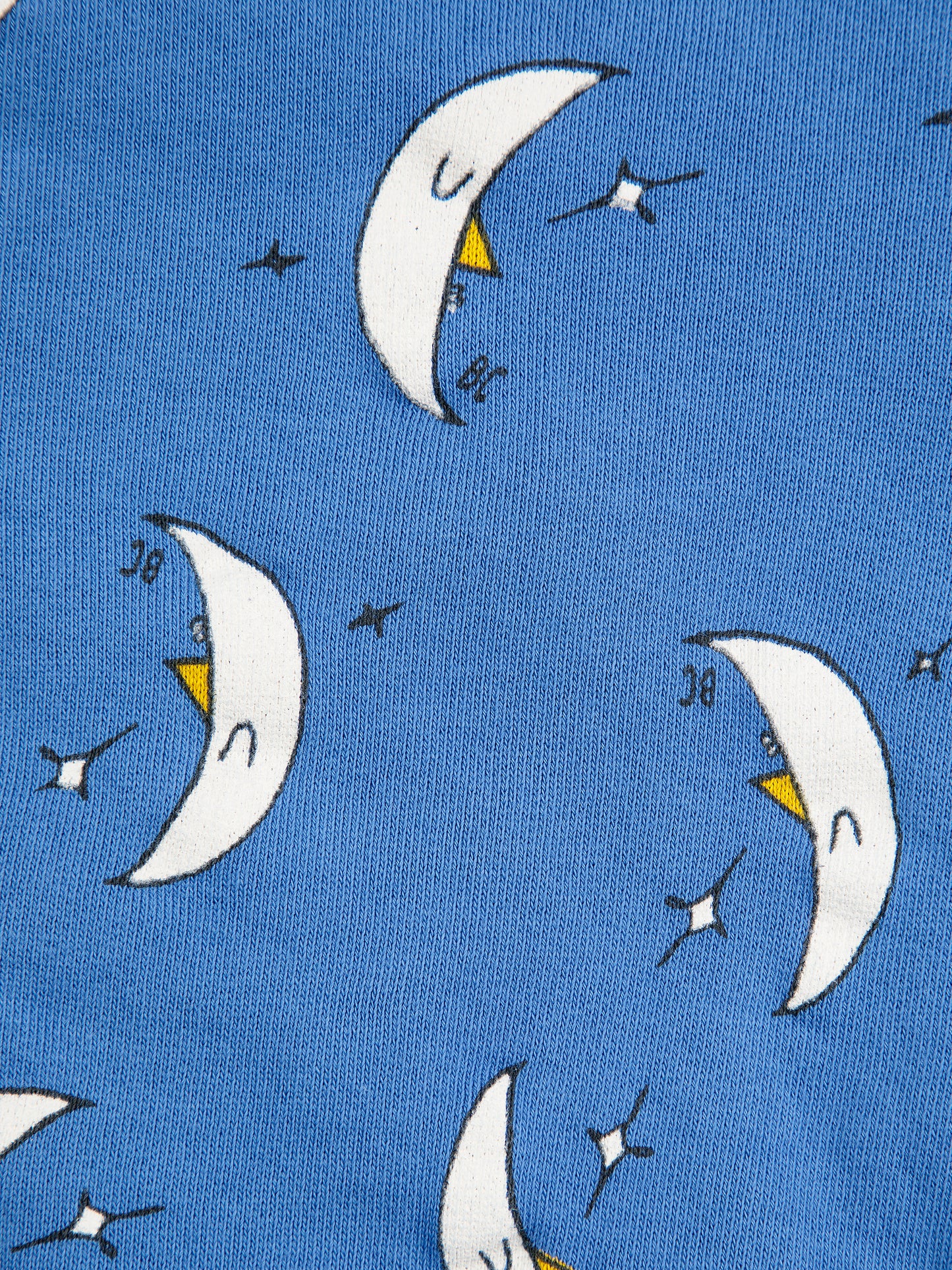 Beneath the Moon All Over Zipped Hoodie, Blue