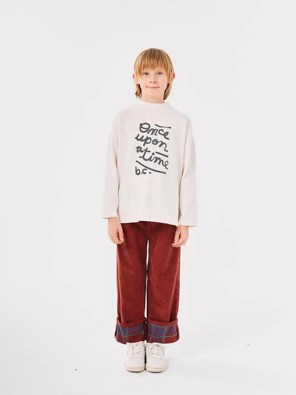 B.C Corduroy Straight Pants, Dark Brown