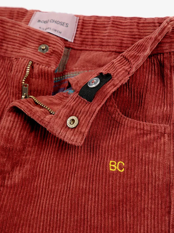 B.C Corduroy Straight Pants, Dark Brown