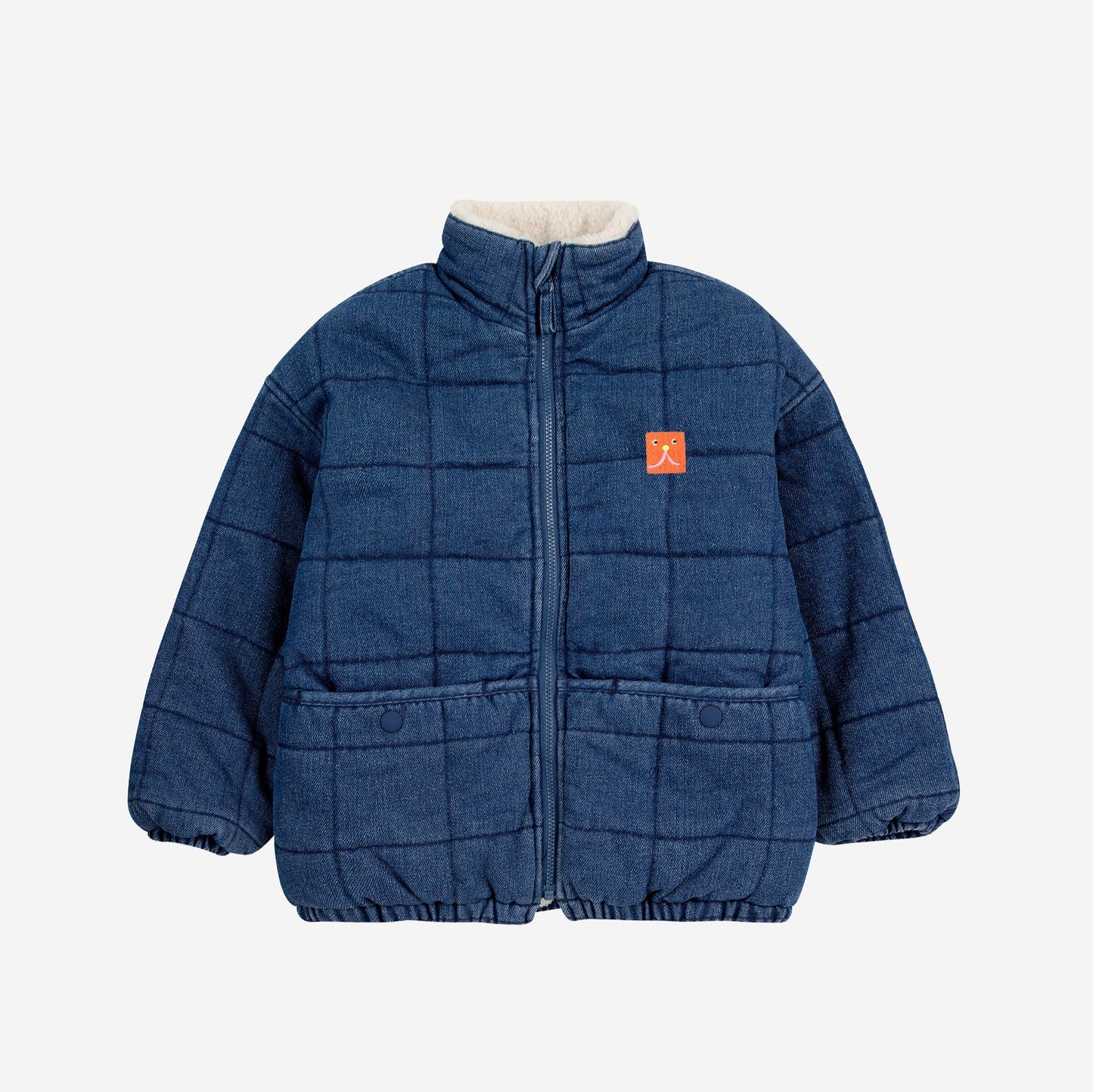 B.C Vintage denim quilted jacket, Blue