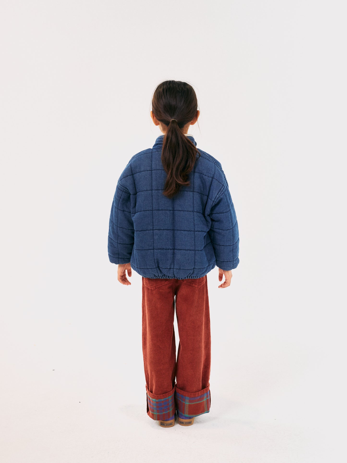 B.C Vintage denim quilted jacket, Blue