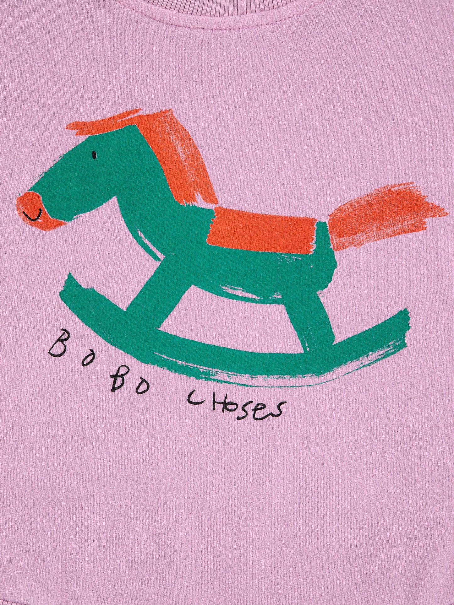 Rocking Horse Body Sweatshirt, Lavender