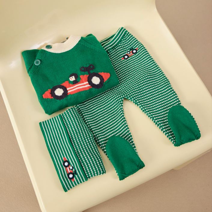 Race Car Jumper, Off White