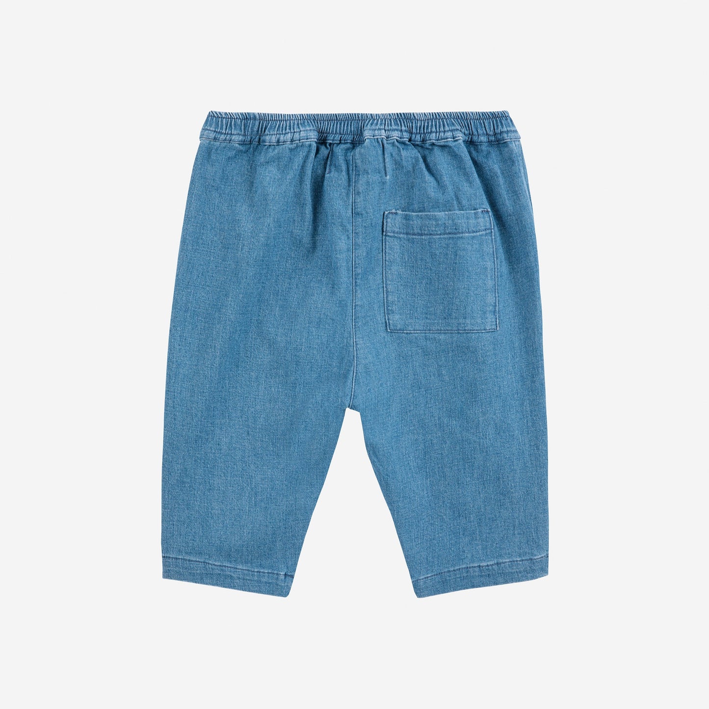 Baby Roll The Dice Light Denim Pants, Navy Blue