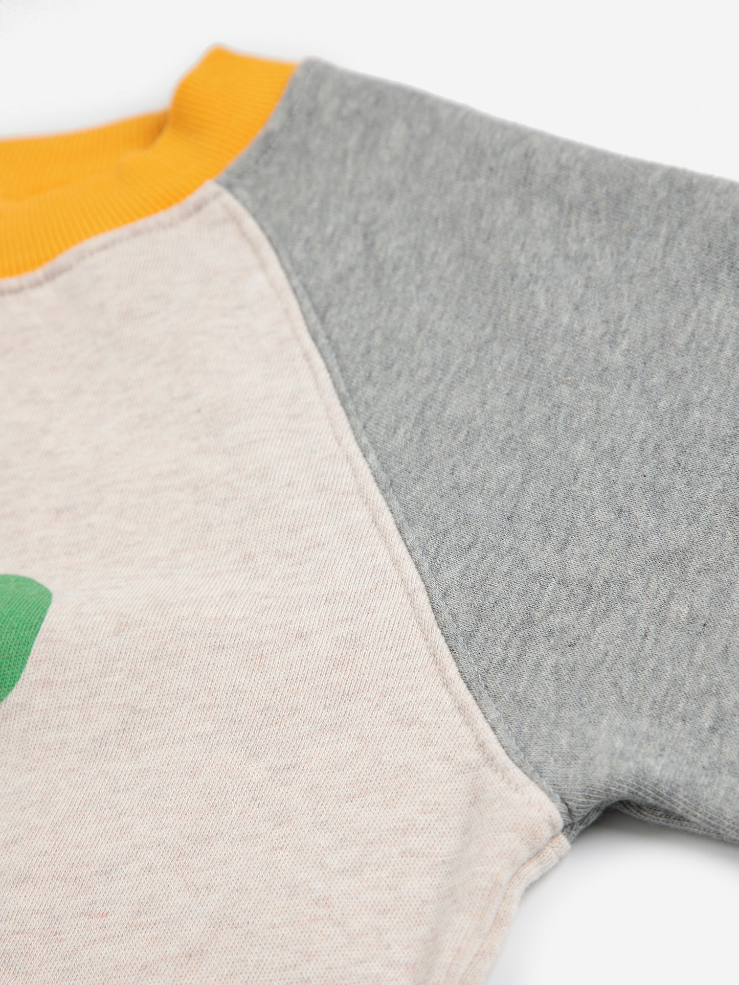 Lucky Clover Ranglan Sweatshirt, Heather Grey
