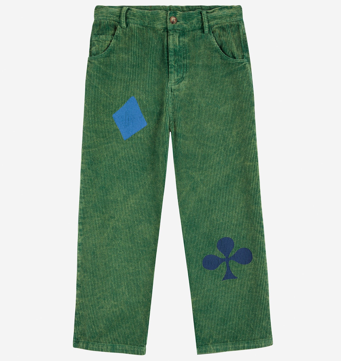 Bobo Joker Corduroy Straight Pants, Green