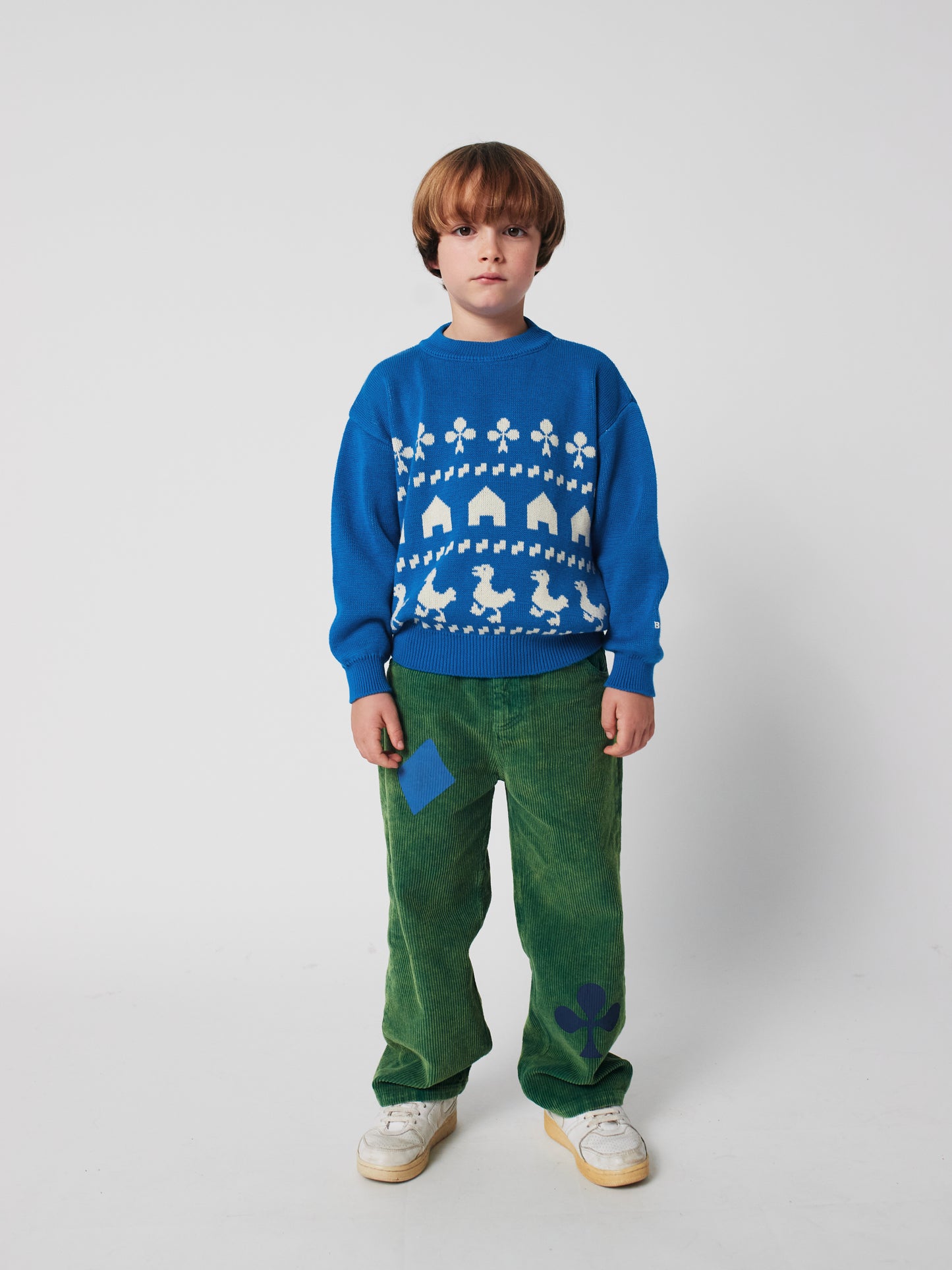Farm Jacquard Jumper, Blue