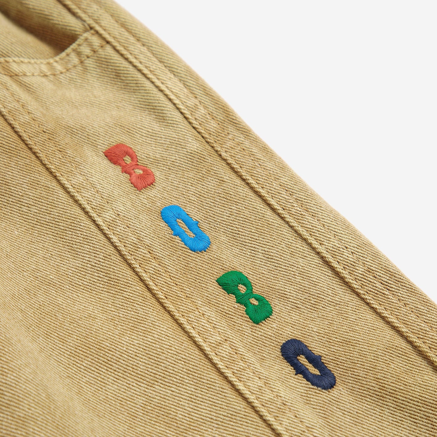 Bobo Choses Twill Pants, Khaki