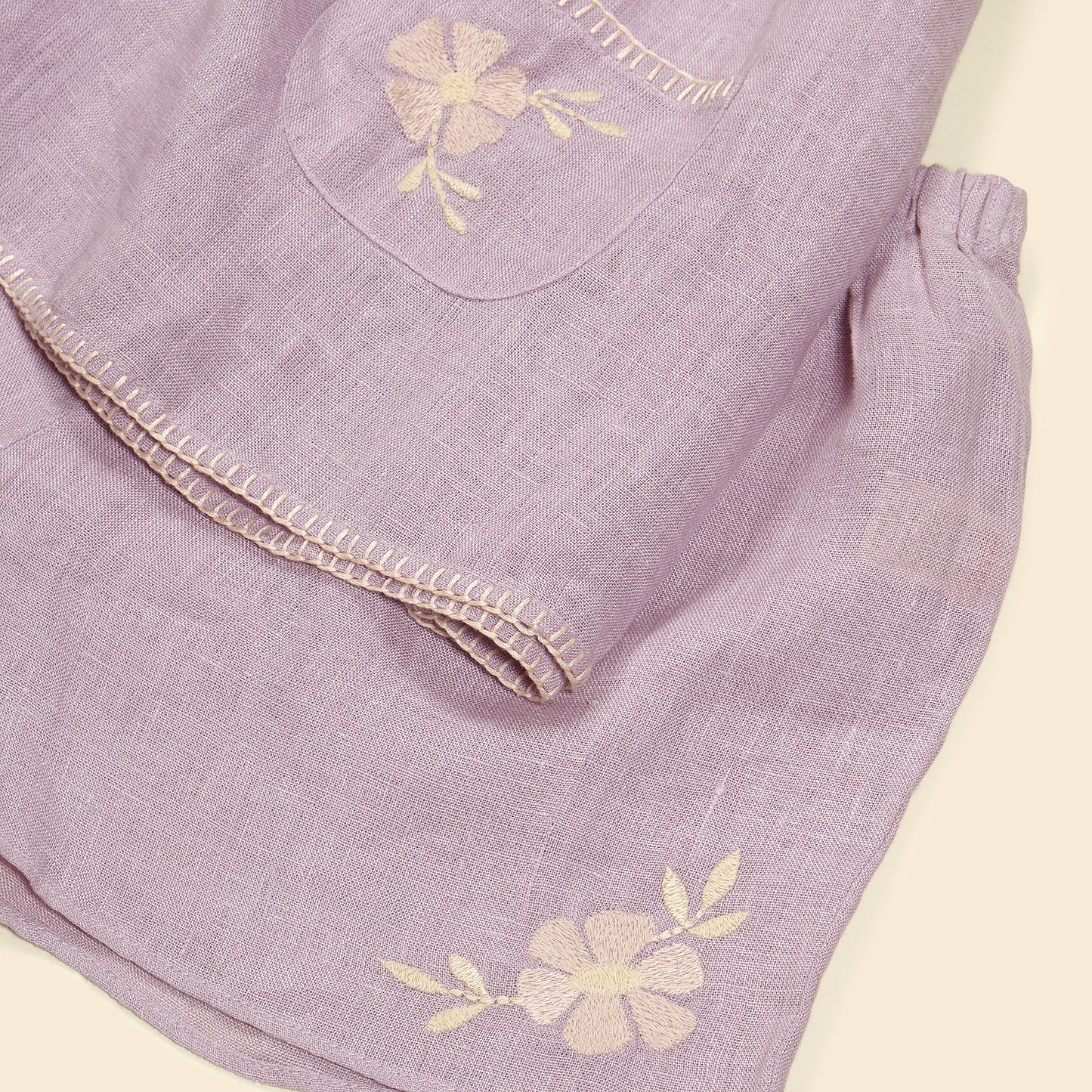 Barbara Short Set, Lavender