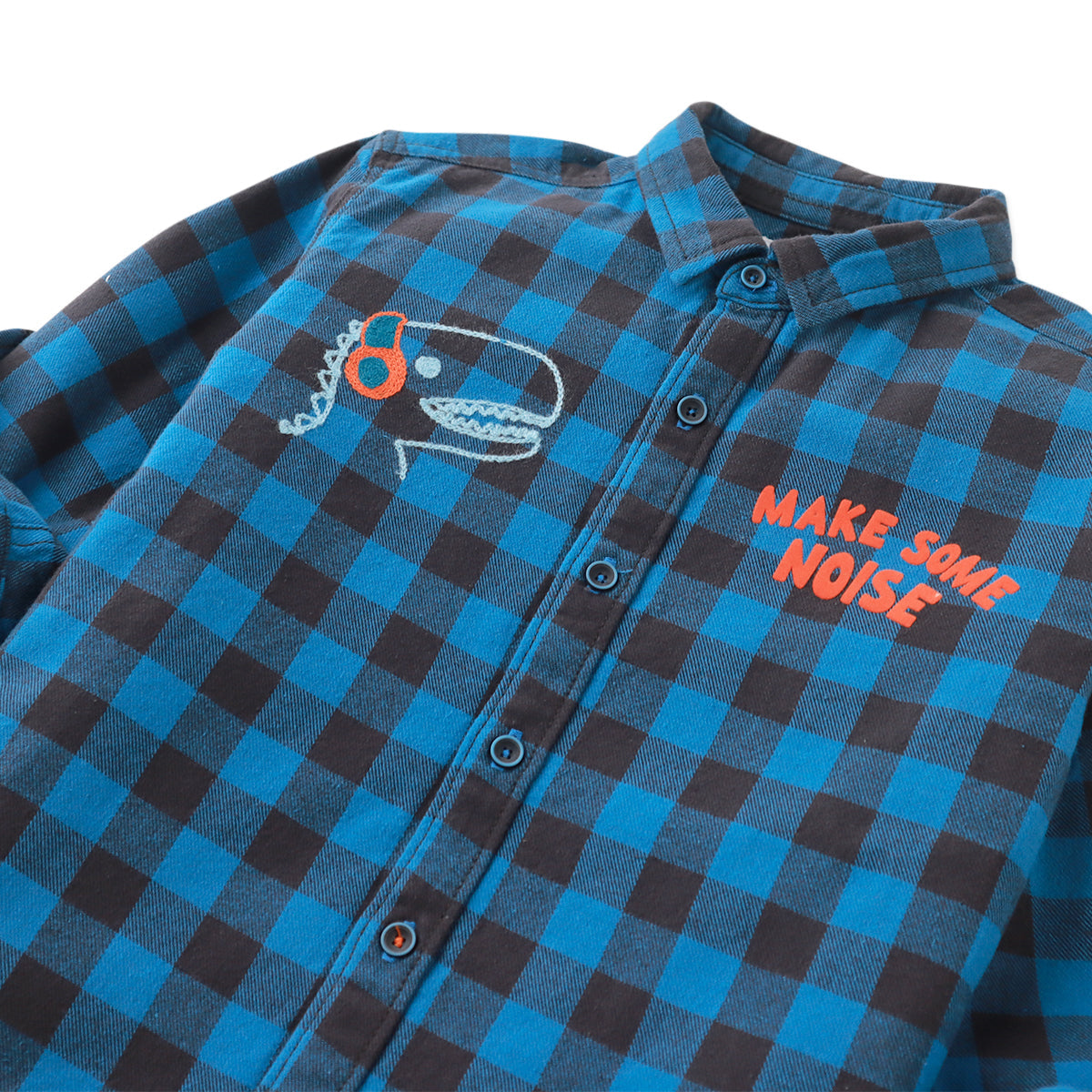 Boys Roman Long Sleeves Shirt, Blue
