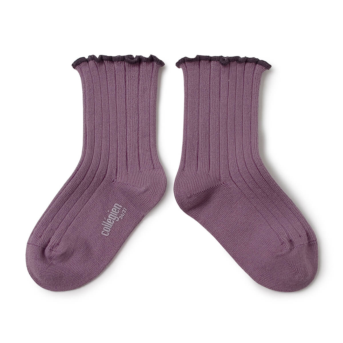 Collegien Delphine Lettuce Trim Socks, Glycine Du Japon