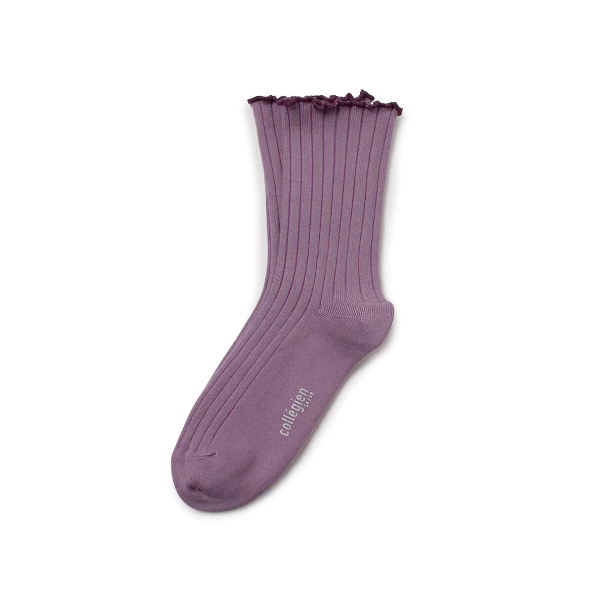 Collegien Delphine Lettuce Trim Socks, Glycine Du Japon