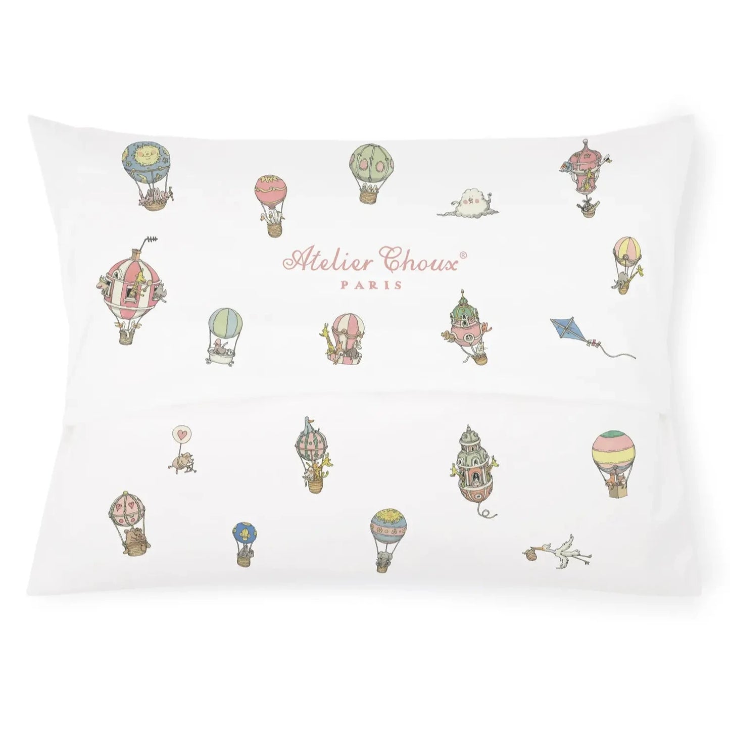 Velour Cushion, Hot Air Balloons