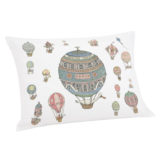 Satin Cushion, Hot Air Balloons