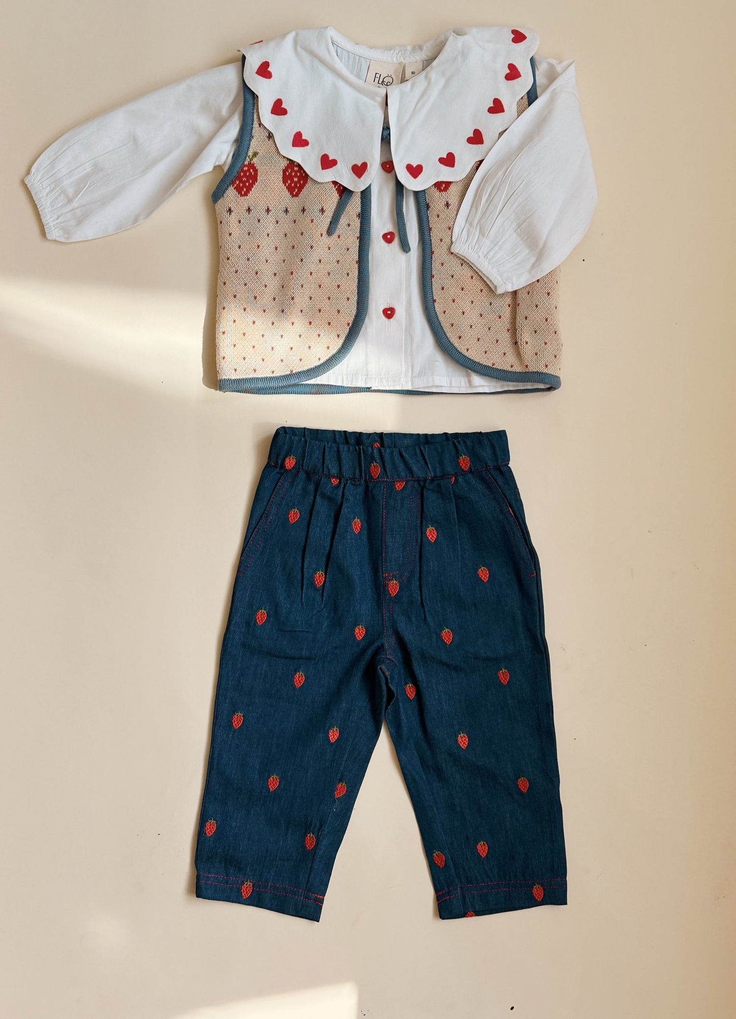 Colette Pants, Berry Denim