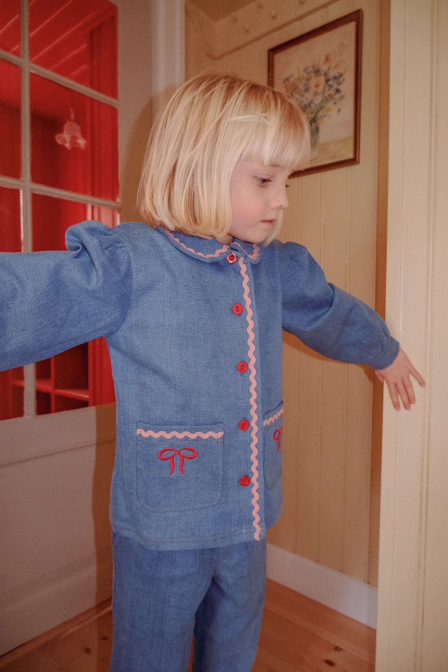Hazel Overshirt, Mid Blue Rinse