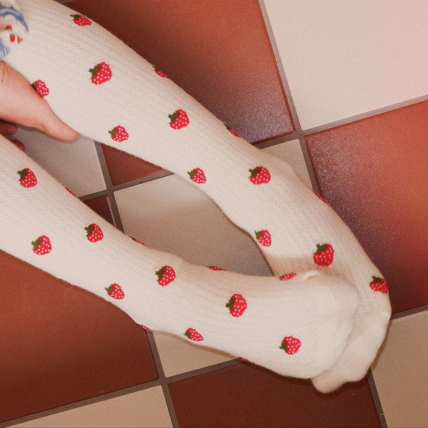 Vera Tights, Pointelle Berry