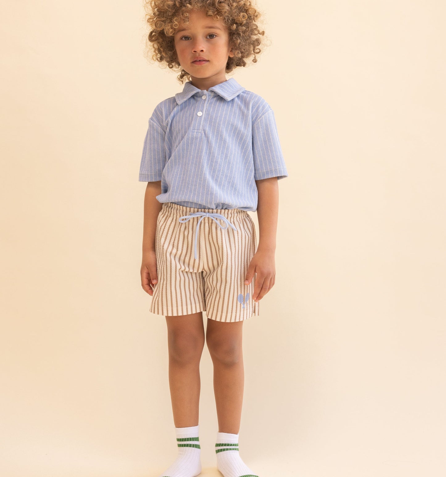 Nohr Shirt, Bright Blue Stripe