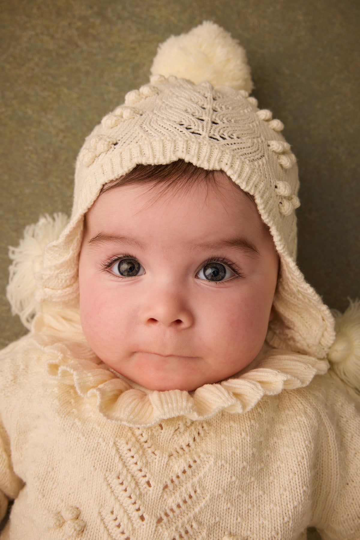 Beanie Isolina, Cream