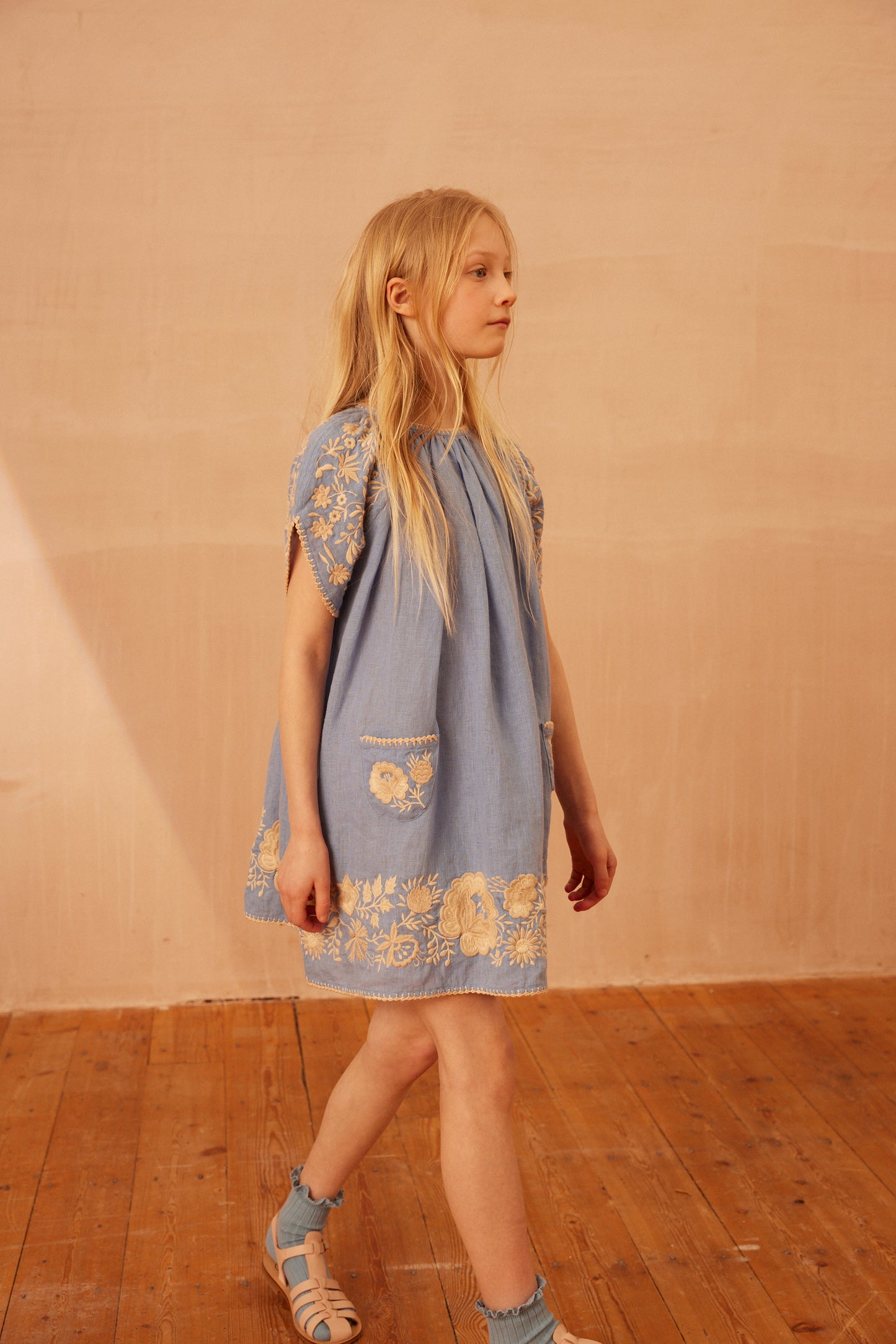 Fay Dress, Cornflower