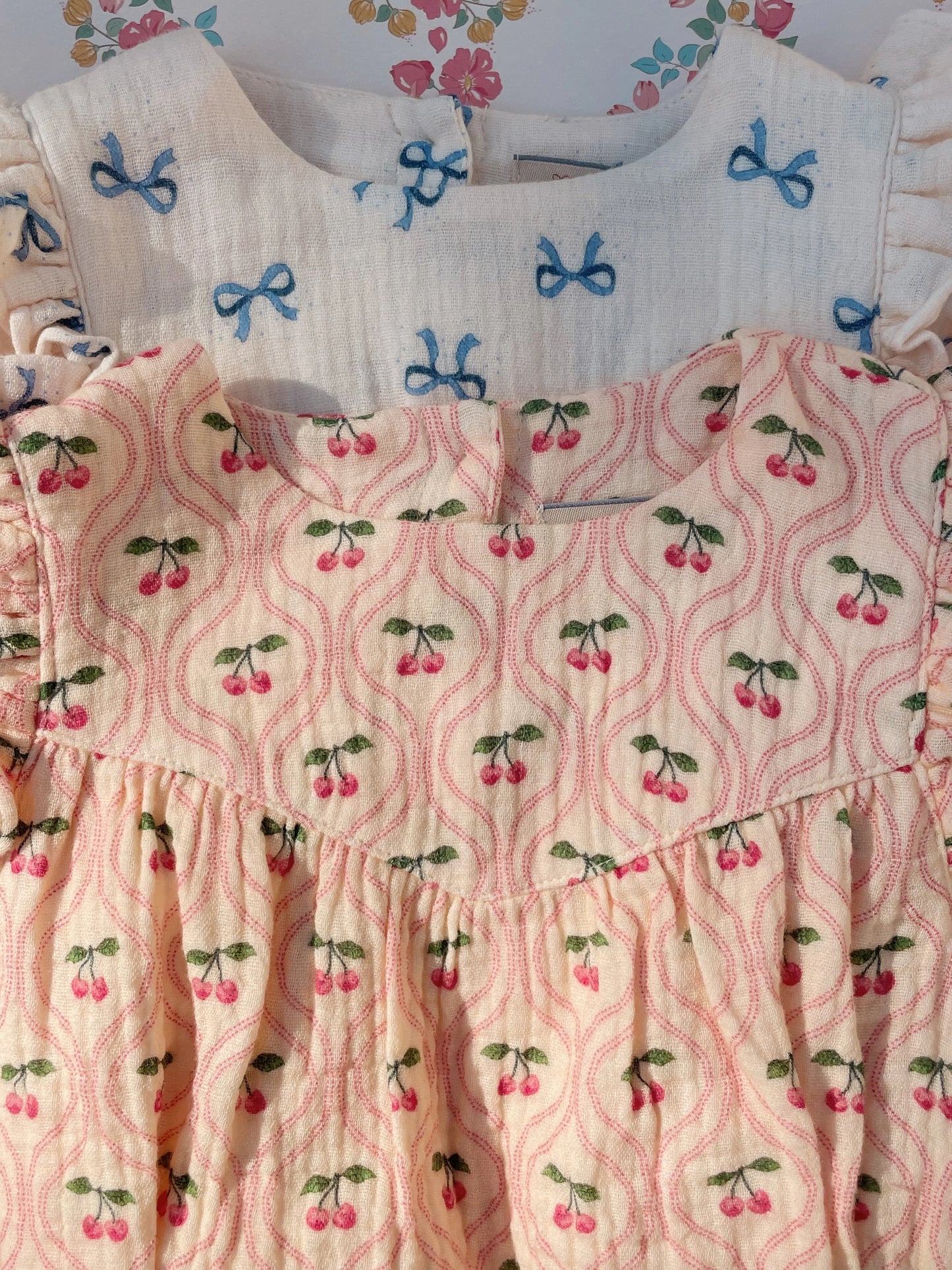 CoCo Romper GOTS, Cherry Pink