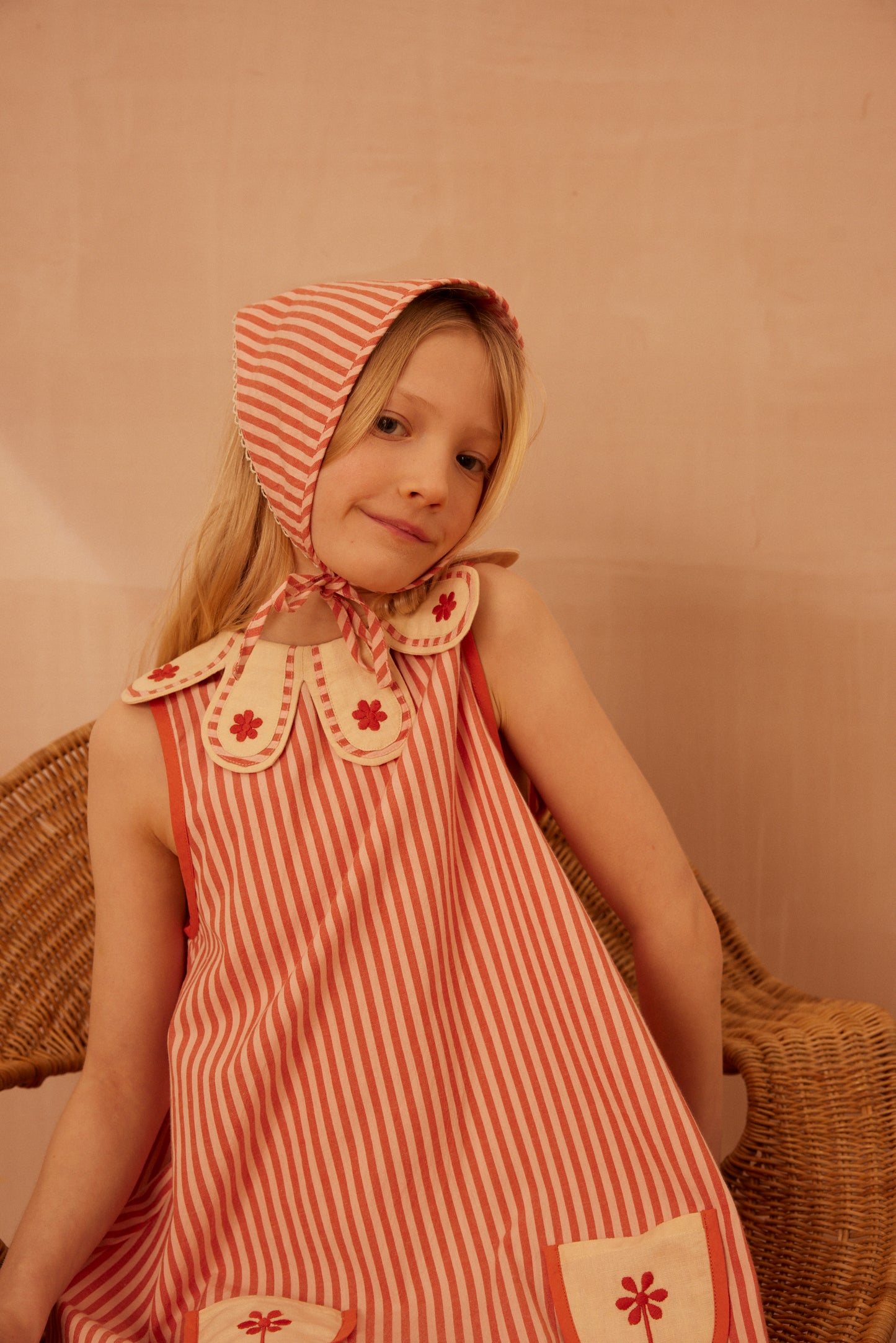 Flora Dress, Mayols Stripe