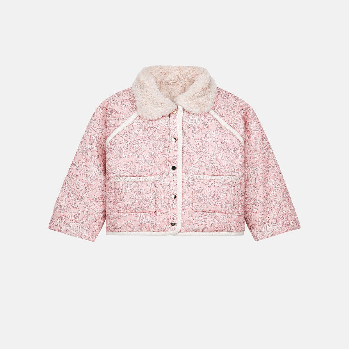 Reversible Coat Jasmina, Pink Moutain Avens