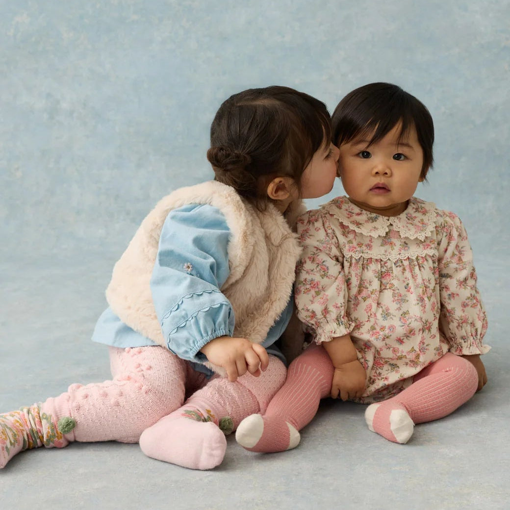 Chouchou Romper, Carnation Vale Cream