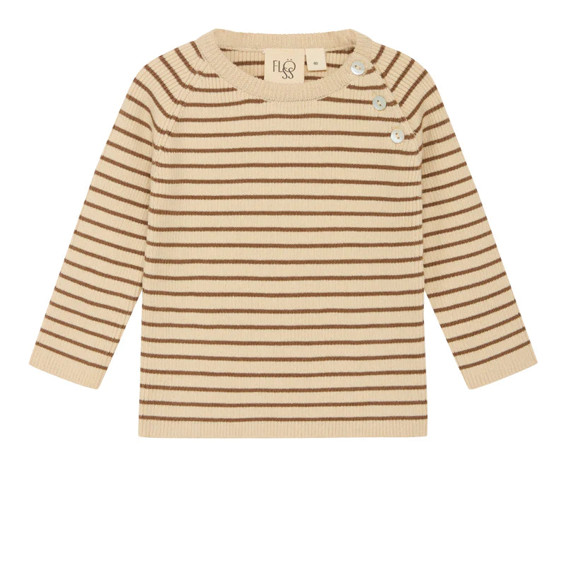 Flye Sweater, Feather Brown/Warm Cotton