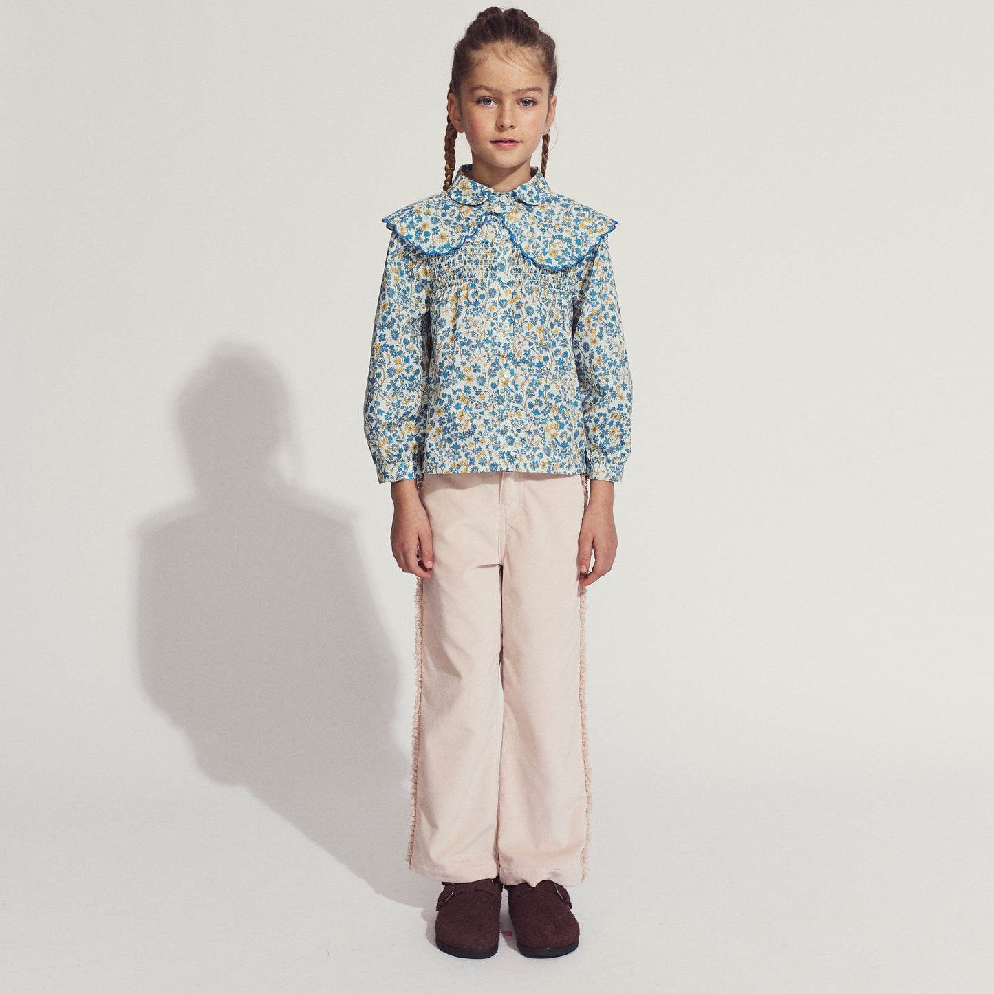 Girls Rhea Wide Leg Pants, Pink