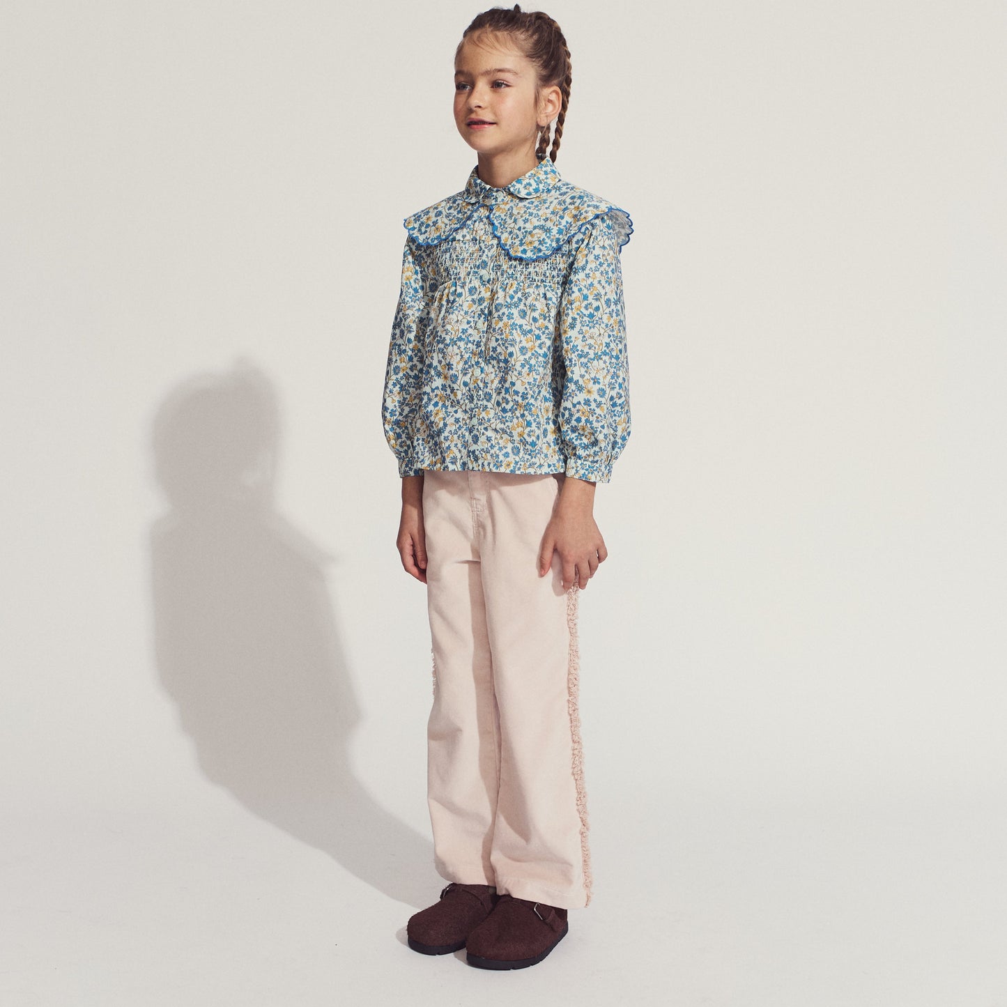 Girls Rhea Wide Leg Pants, Pink