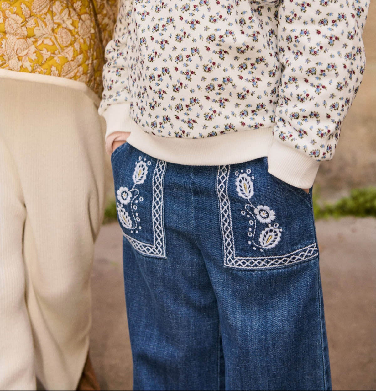 Pants Flofi, Stone Blue
