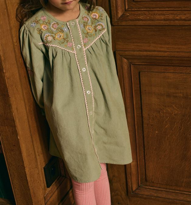 Dress Floriane, Almond