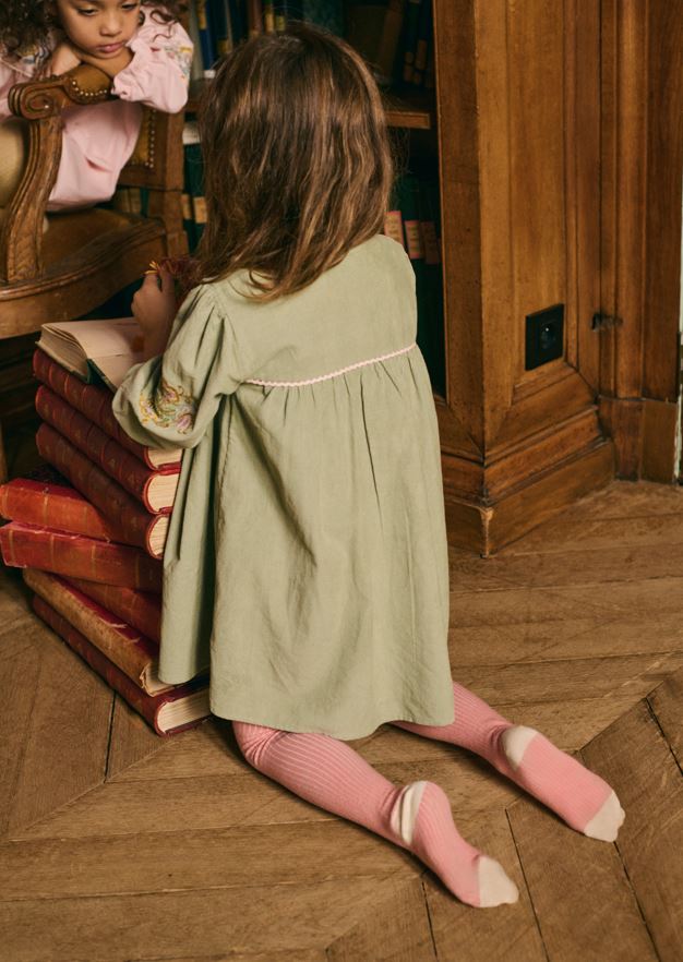 Dress Floriane, Almond