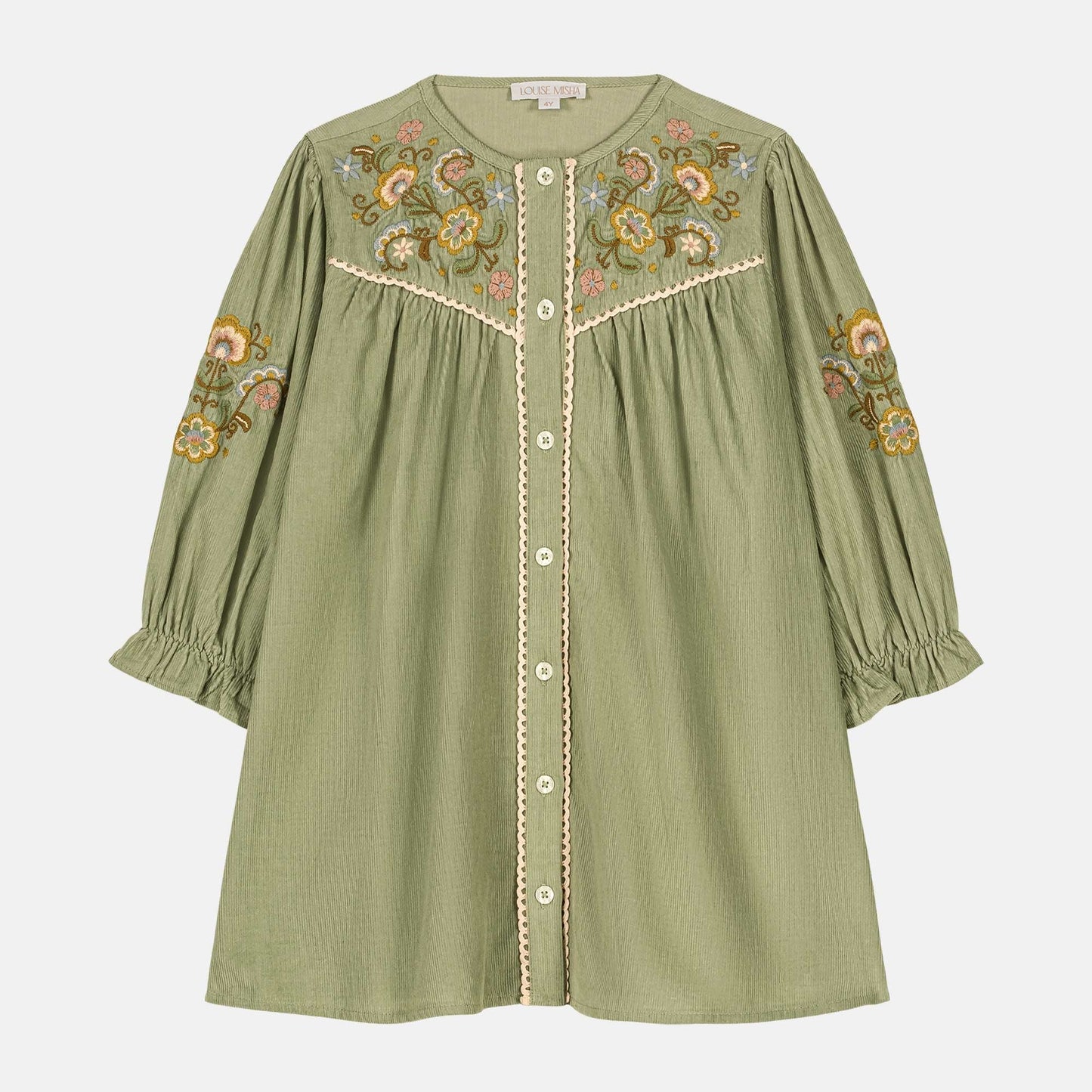 Dress Floriane, Almond