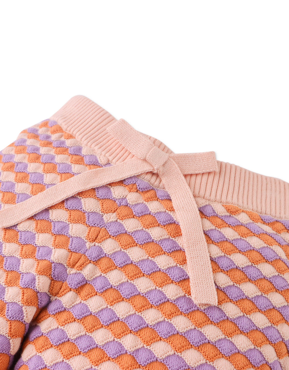 Girls Alba Crochet Shorts, Pink