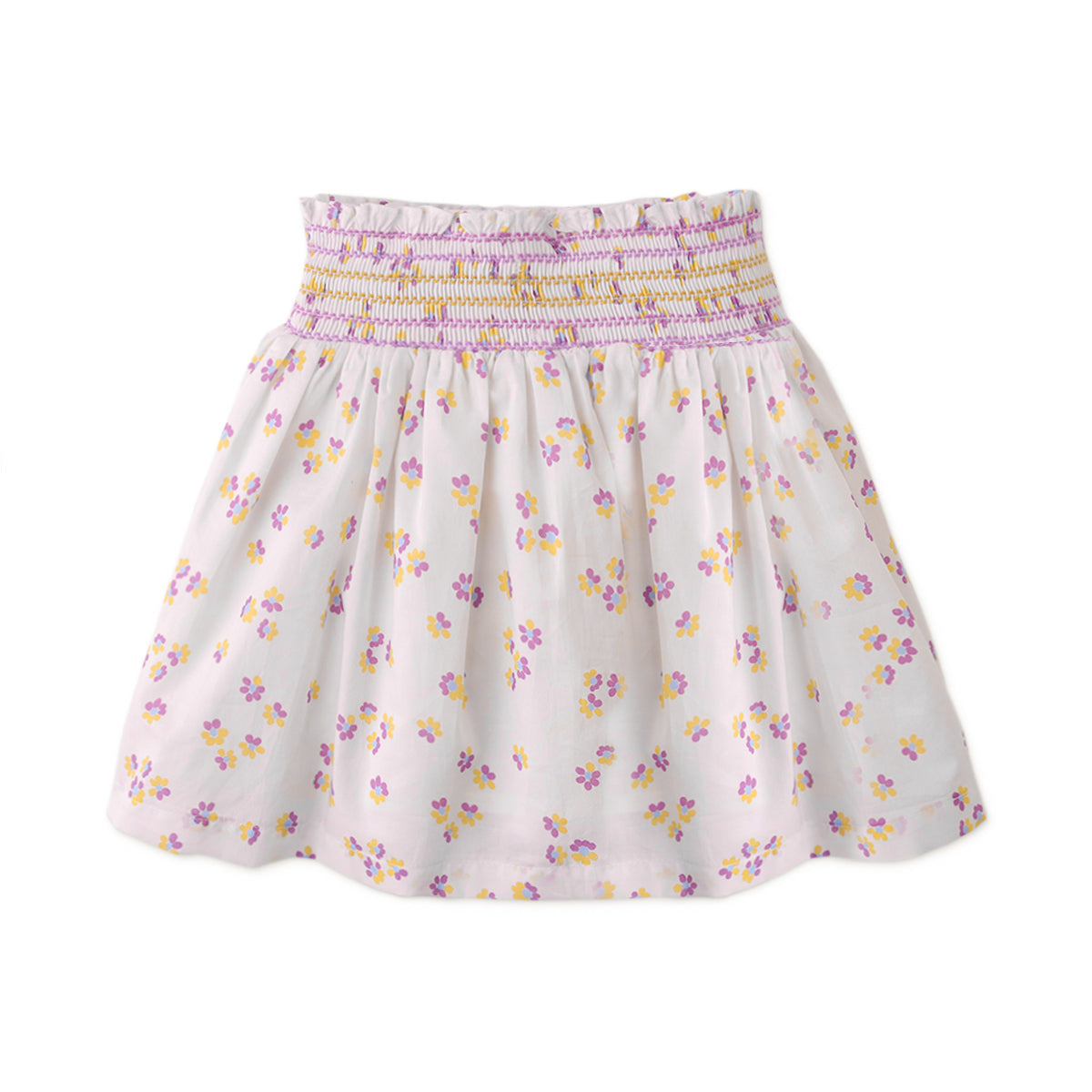 Girls Isabella Dobby Skirt, Off White