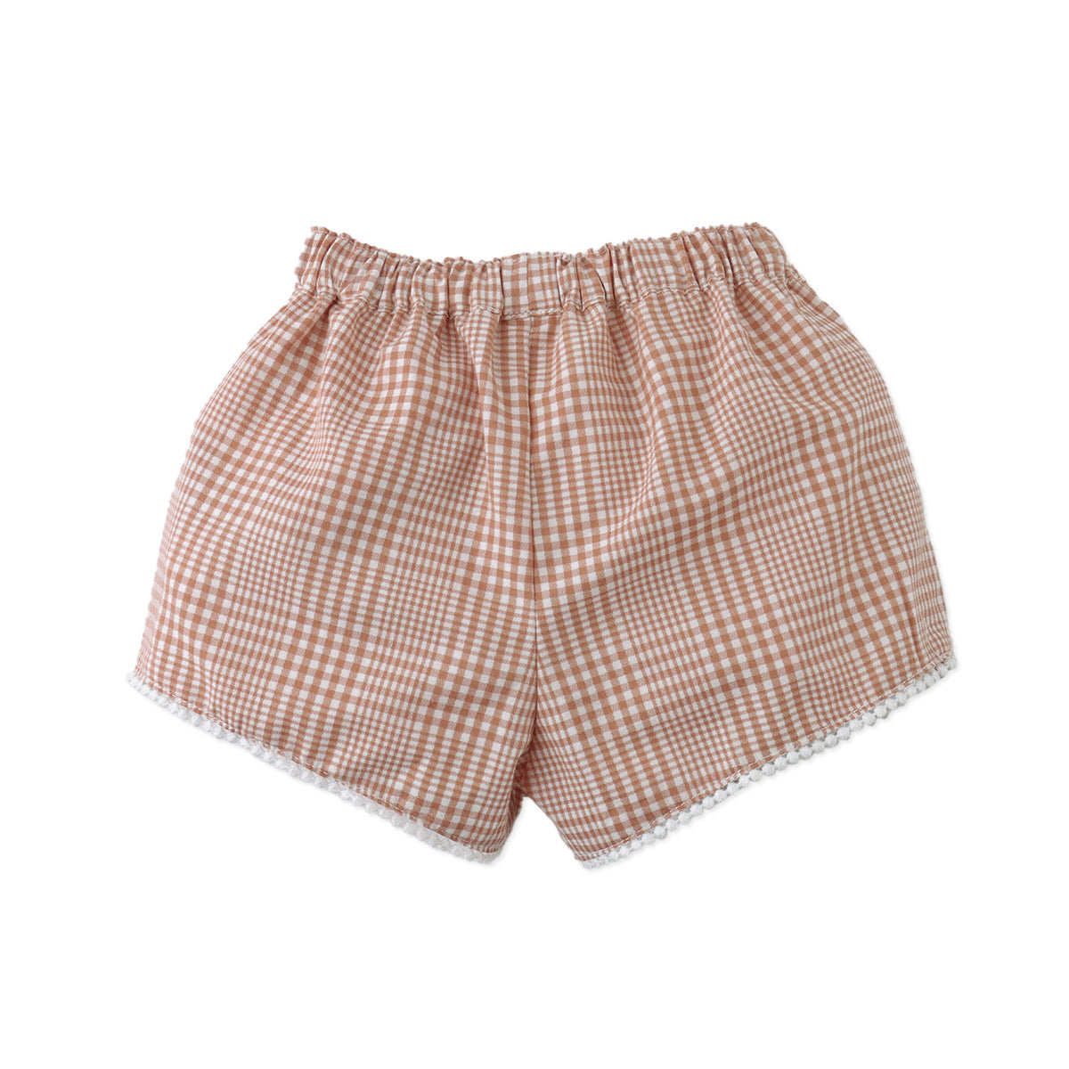 Baby Jurin Embroidered Top & Checkered Shorts Set, Multicolor